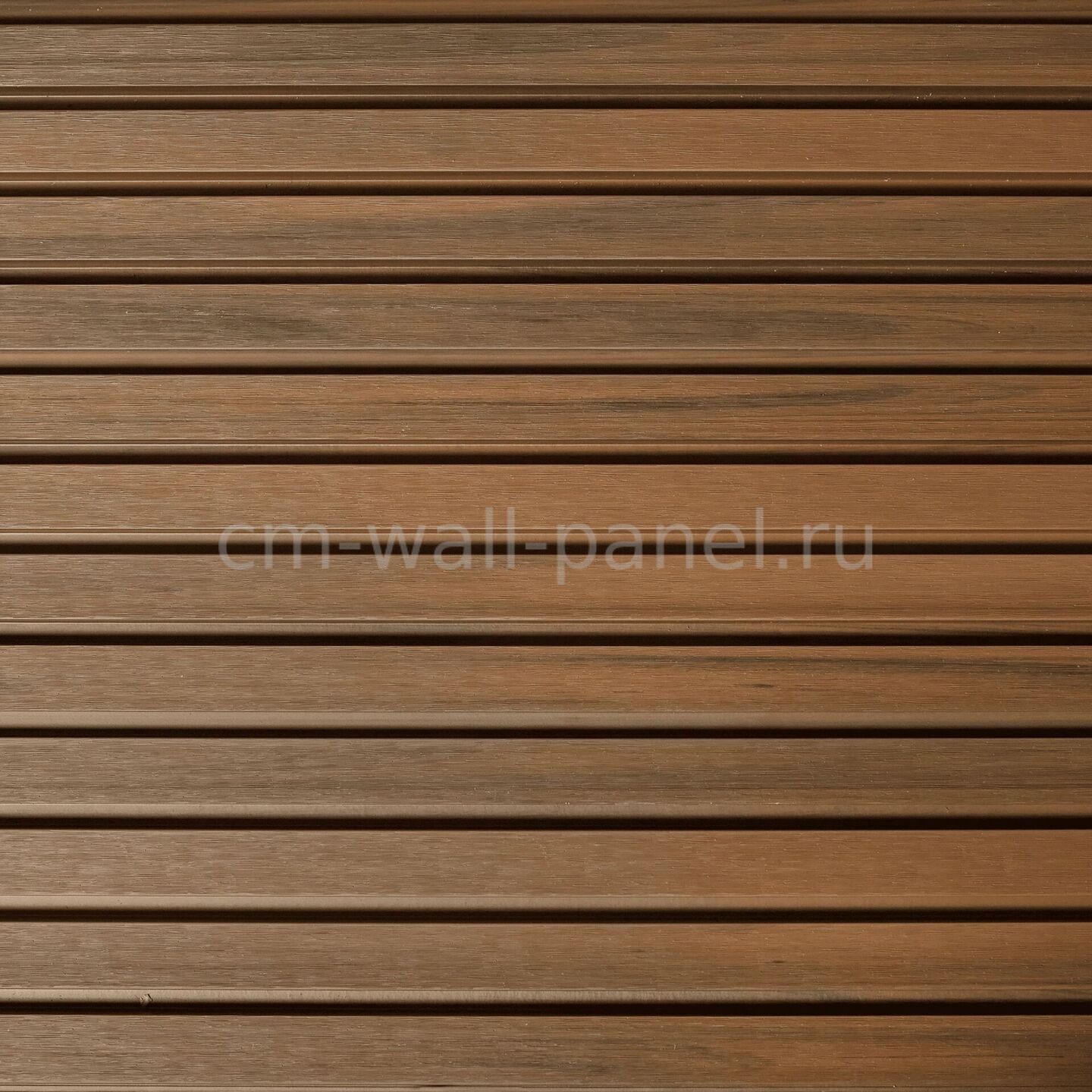 Стеновые реечные панели из ДПК CM Wall 3000*219*26мм, Walnut (Орех)